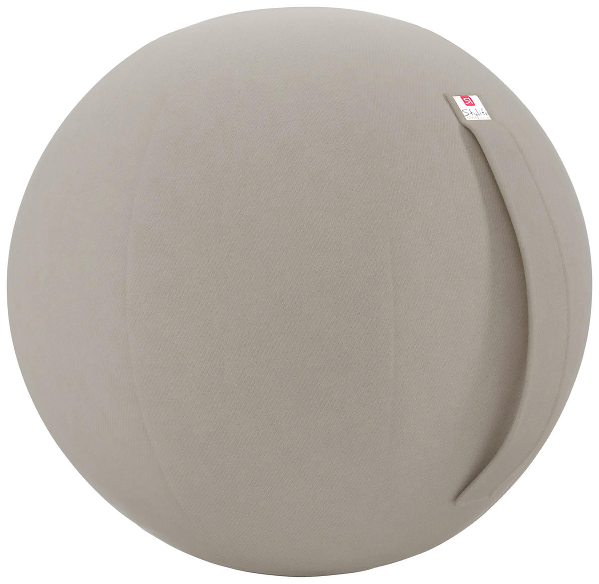 SITZBALL - Beige, Design, Textil (65cm) - Stylife