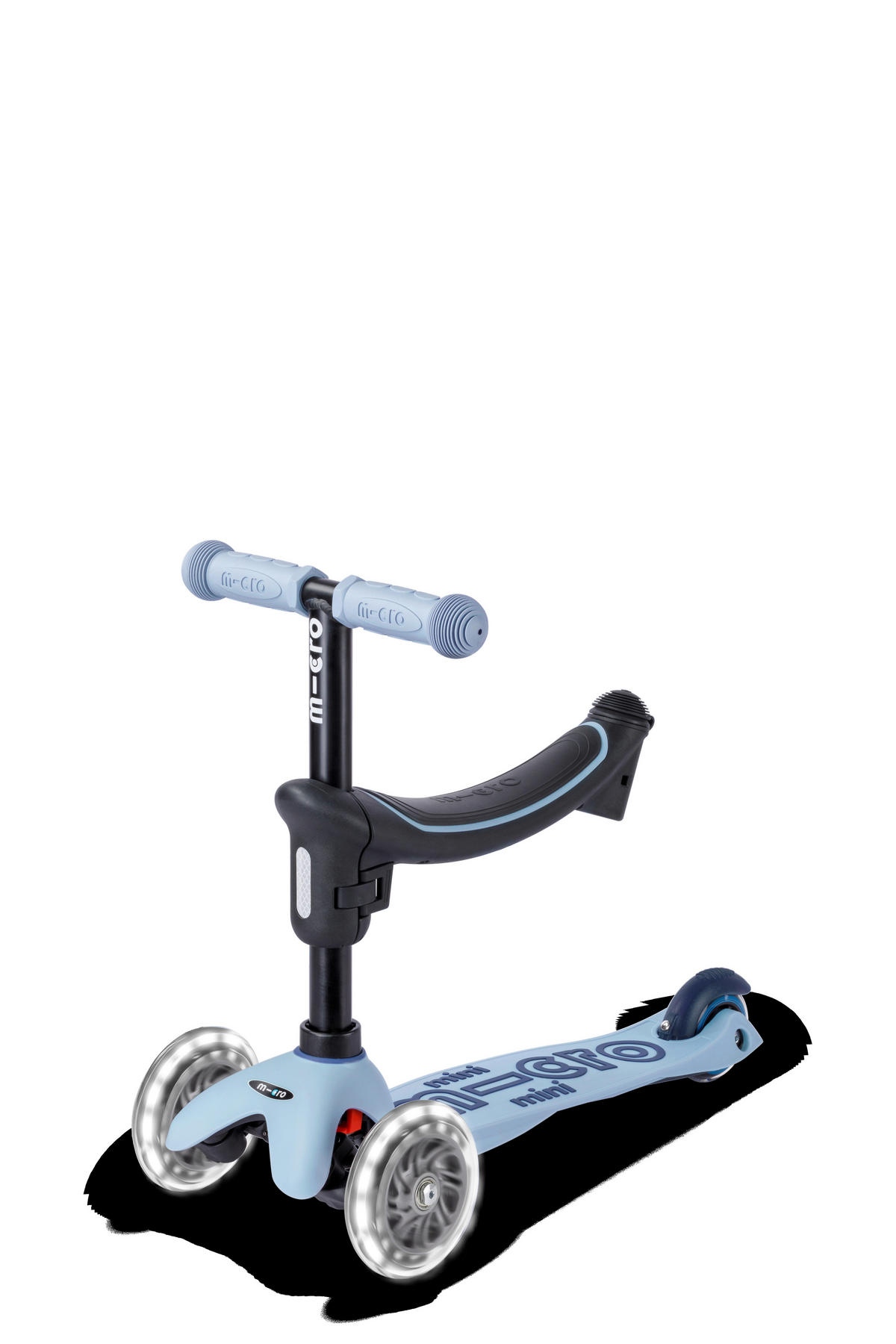 KINDERSCOOTER Mini Rock & Go  - Pastellblau, Trend, Kunststoff/Metall (67/28/45-77cm)