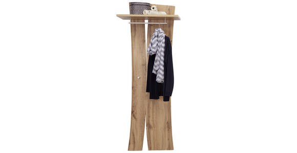 GARDEROBENPANEEL in 69/180/30 cm - Eichefarben, Design, Holzwerkstoff (69/180/30cm) - Carryhome