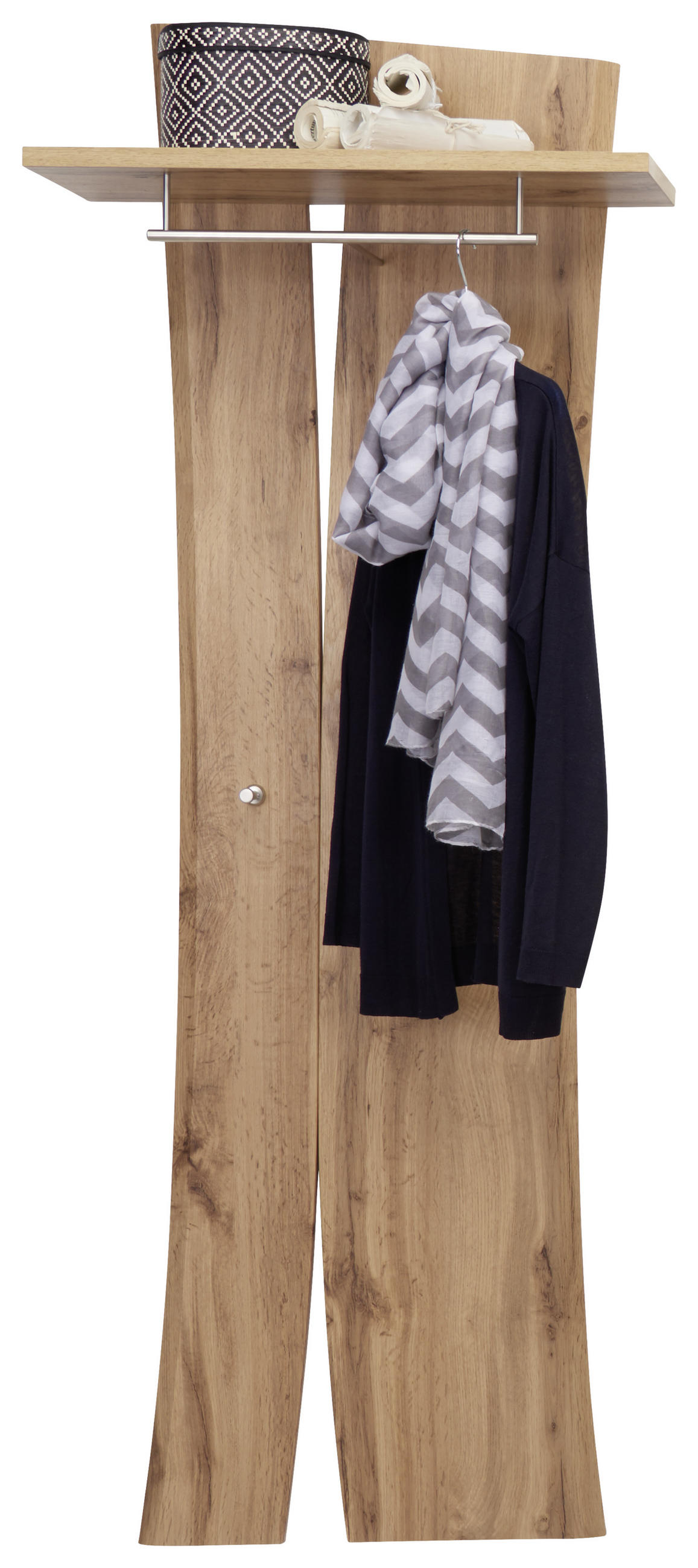 ŠATNÍ PANEL, barvy dubu, 69/180/30 cm - barvy dubu, Design, kompozitní dřevo (69/180/30cm) - Carryhome