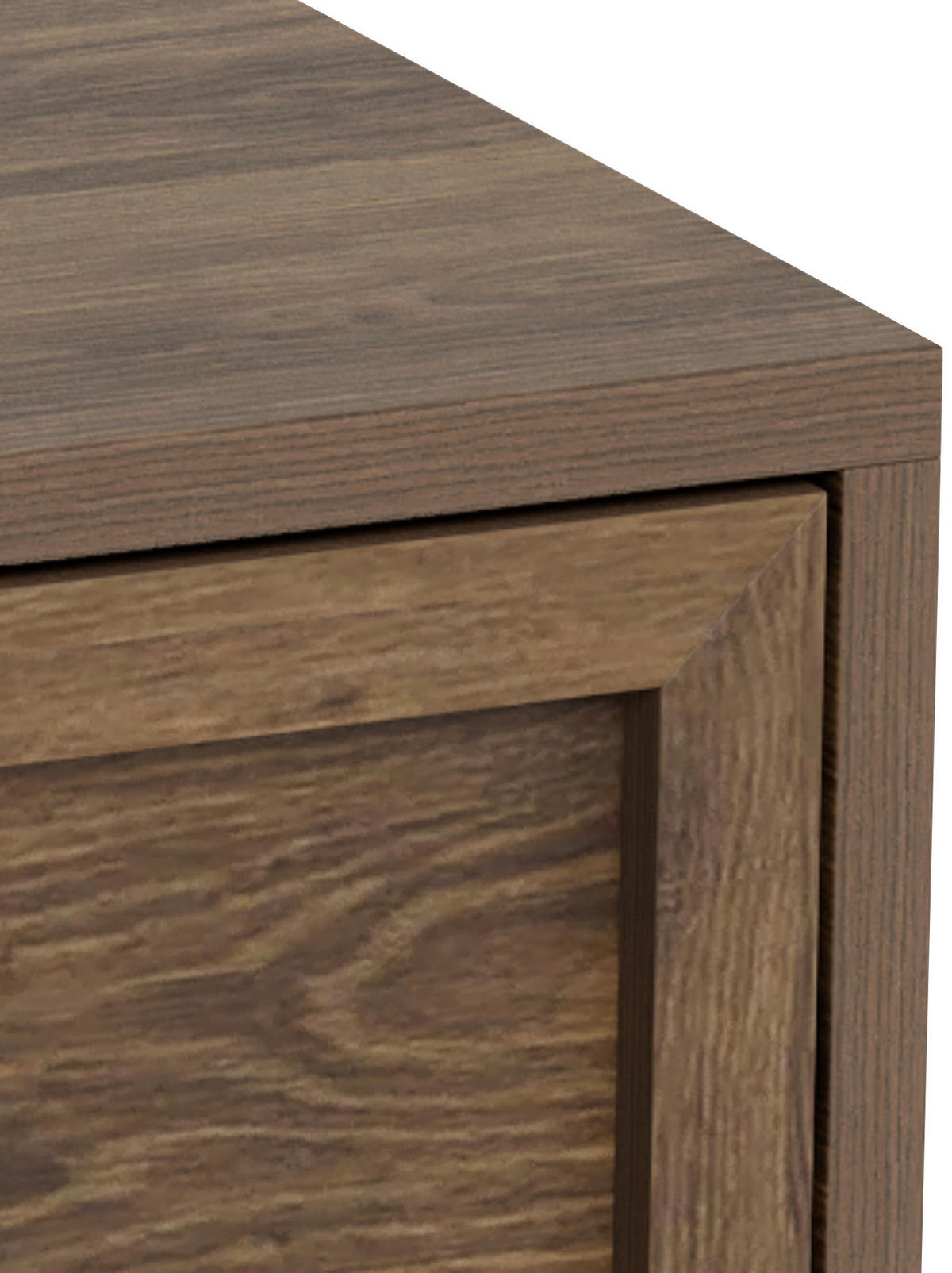 NACHTSCHRANK 46/23/30 cm  - Eiche dunkel, MODERN, Holzwerkstoff (46/23/30cm) - VanDerken