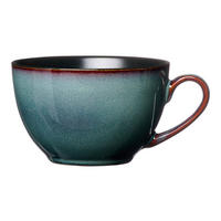 KAFFEETASSE Bali 220 ml  - Blau/Schwarz, Trend, Keramik (12/10/7cm) - Ritzenhoff Breker