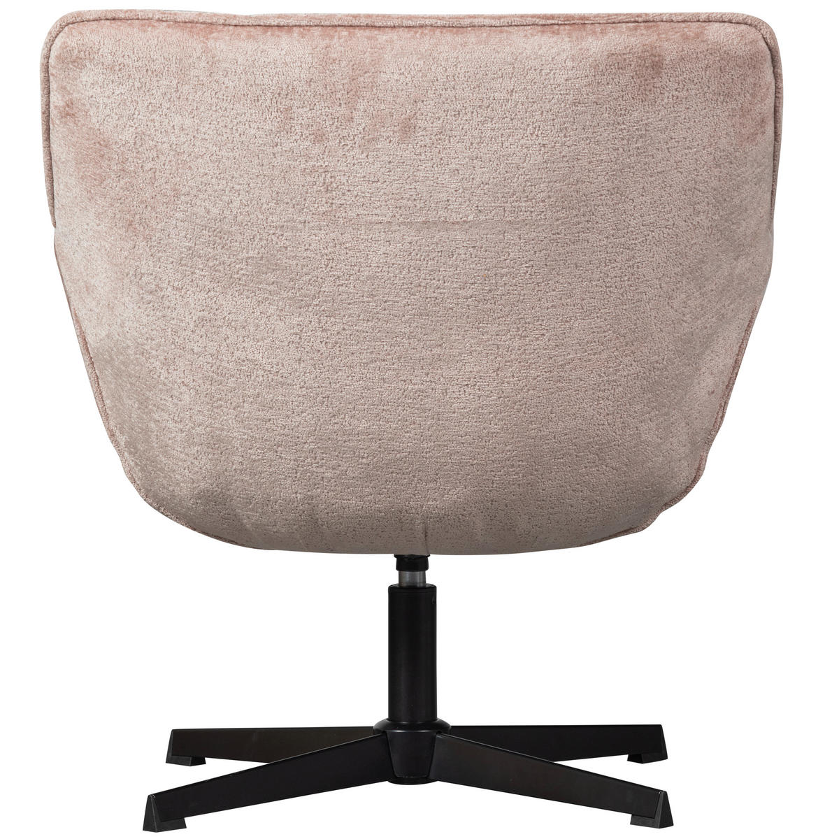 SESSEL in Chenille Taupe  - Taupe/Schwarz, Design, Textil/Metall (71/94/83cm) - Livetastic