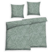 Bettwäschen 2er Set 4-teilig Seersucker 135/200 cm  - Salbeigrün, Basics, Textil (135/200cm) - Florella