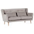 ZWEISITZER-SOFA in Textil Grau - Braun/Naturfarben, Design, Textil (175/86/90cm) - Carryhome ZWEISITZER-SOFA in Textil Grau - Braun/Naturfarben, Design, Textil (175/86/90cm) - Carryhome