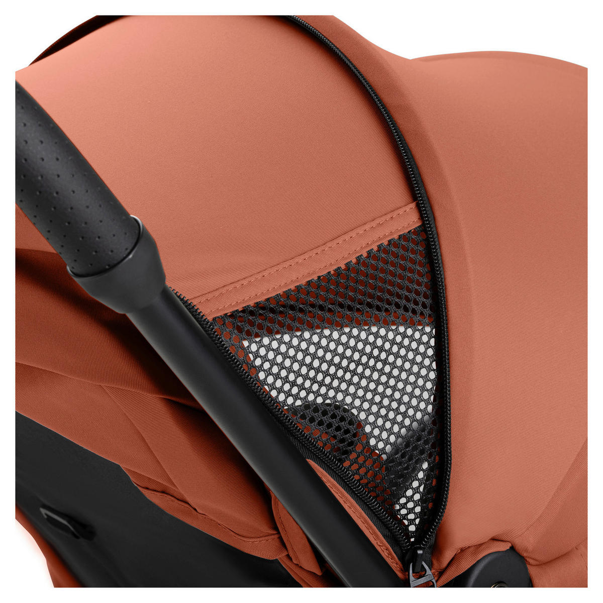 BUGGY TRAVEL N CARE PLUS  - Rostfarben/Schwarz, Basics, Textil/Metall (81/51,5/105cm) - Hauck