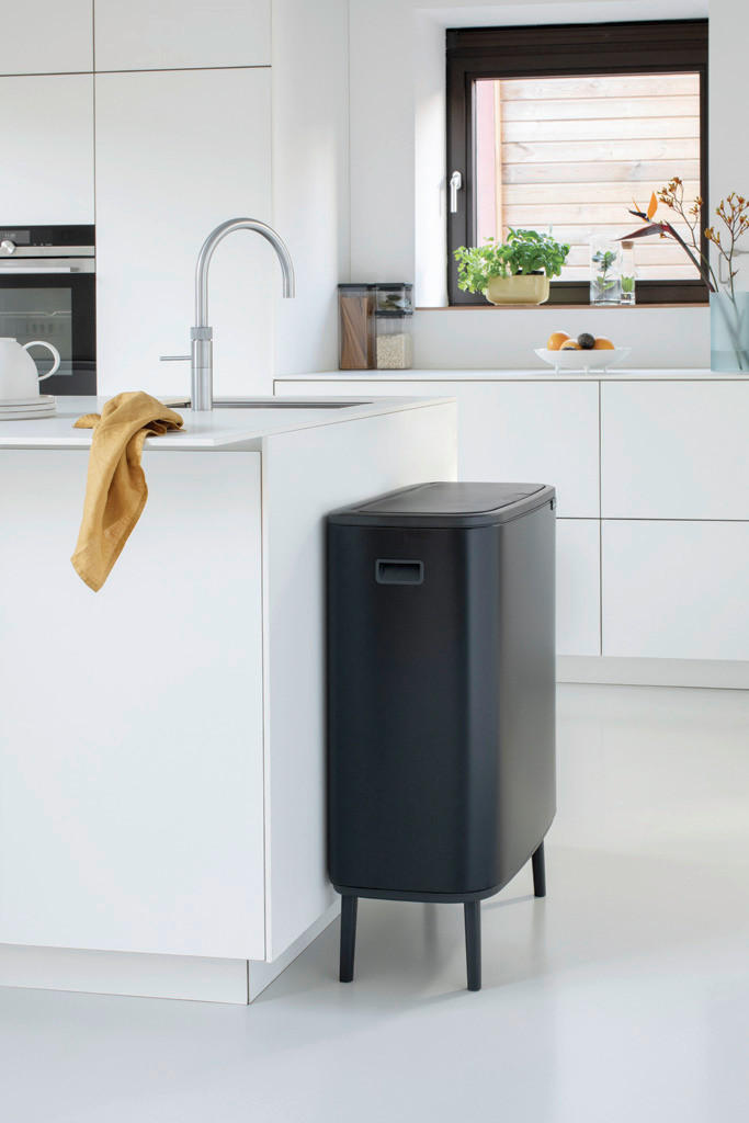 KOŠ ZA OTPAD  60 l   - crna, Basics, plastika (54.5/81.5/31.2cm) - Brabantia