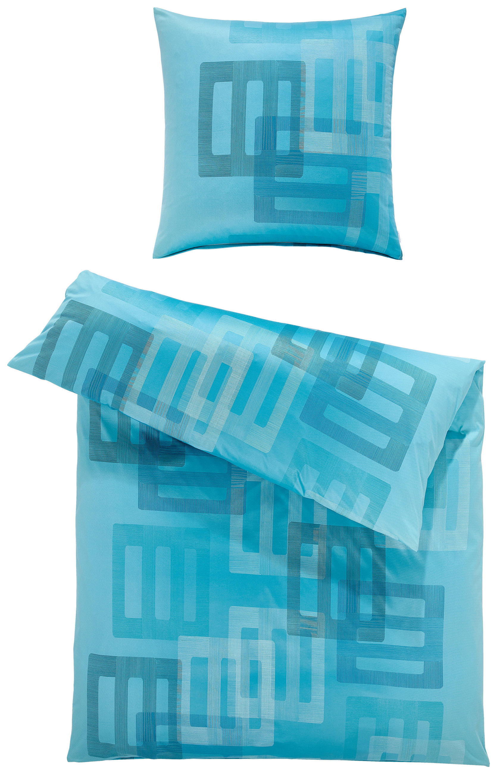BETTWÄSCHE Atelier Interlock-Jersey 135/200 cm  - Petrol, Design, Textil (135/200cm) - Estella