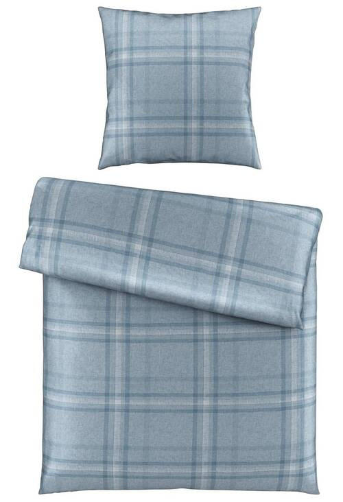 BETTWÄSCHE Satin 155/220 cm  - Blau, KONVENTIONELL, Textil (155/220cm) - Novel
