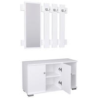 HALLMÖBEL 2 delar  i 90/132/33 cm  - vit, Modern, trämaterial (90/132/33cm) - MID.YOU