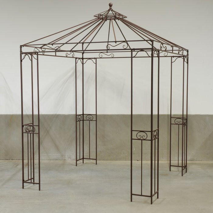 PAVILLON - Dunkelbraun, Basics, Metall (200/200/281cm)