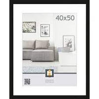 BILDERRAHMEN - Schwarz, Basics, Glas/Kunststoff (43/53/1,6cm)