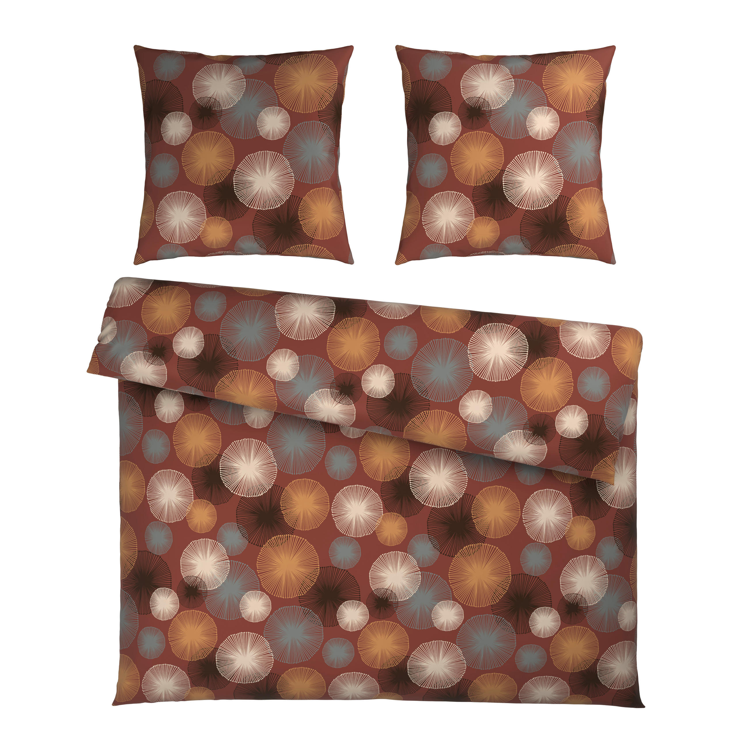 BETTWÄSCHE Satin 200/200 cm  - Braun, Textil (200/200cm) - Esposa