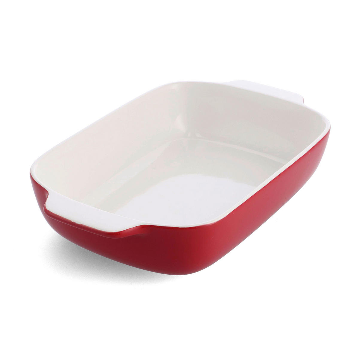 AUFLAUFFORM Keramik, Naturmaterialien Steingut  - Rot/Weiß, Basics, Naturmaterialien/Keramik (24cm) - Kidskit