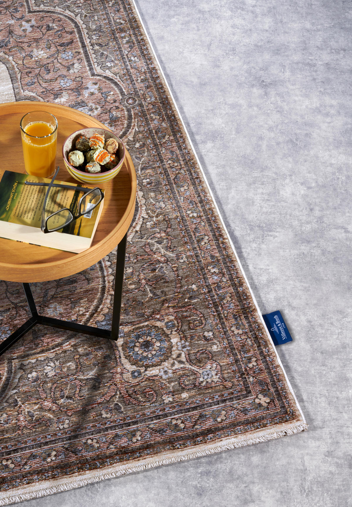 FLACHWEBETEPPICH 160/225 cm Kollektion 1871 Multicolor, Kupferfarben  - Multicolor/Kupferfarben, Design, Kunststoff (160/225cm) - Villeroy & Boch