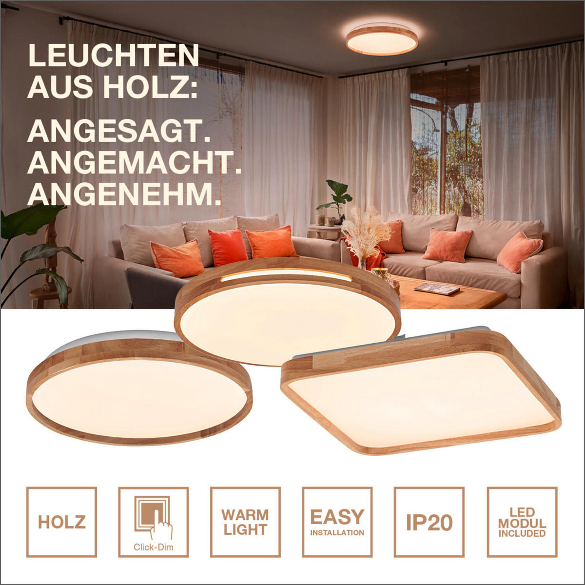LED-DECKENLEUCHTE 39/7 cm   - KONVENTIONELL, Metall (39/7cm) - Ledvance