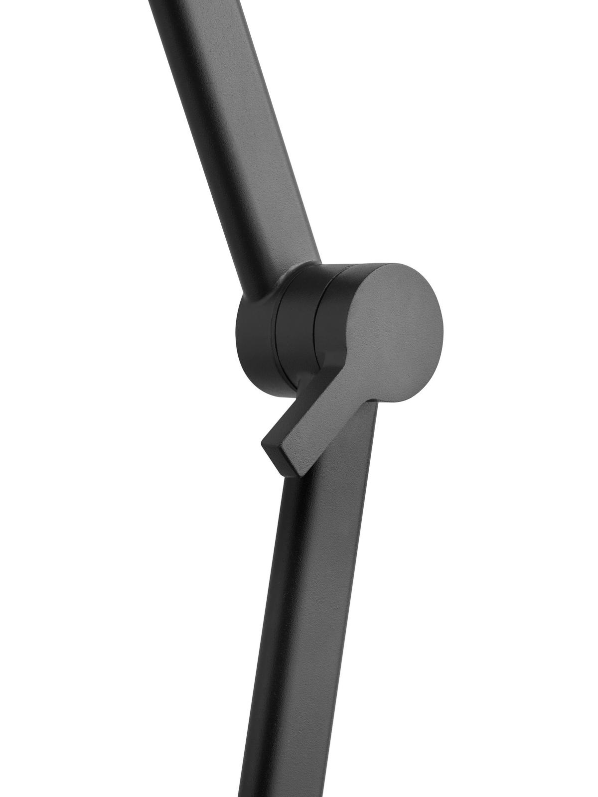 TISCHLEUCHTE 39-93 cm  - Schwarz, Basics, Metall (39-93cm) - Hell