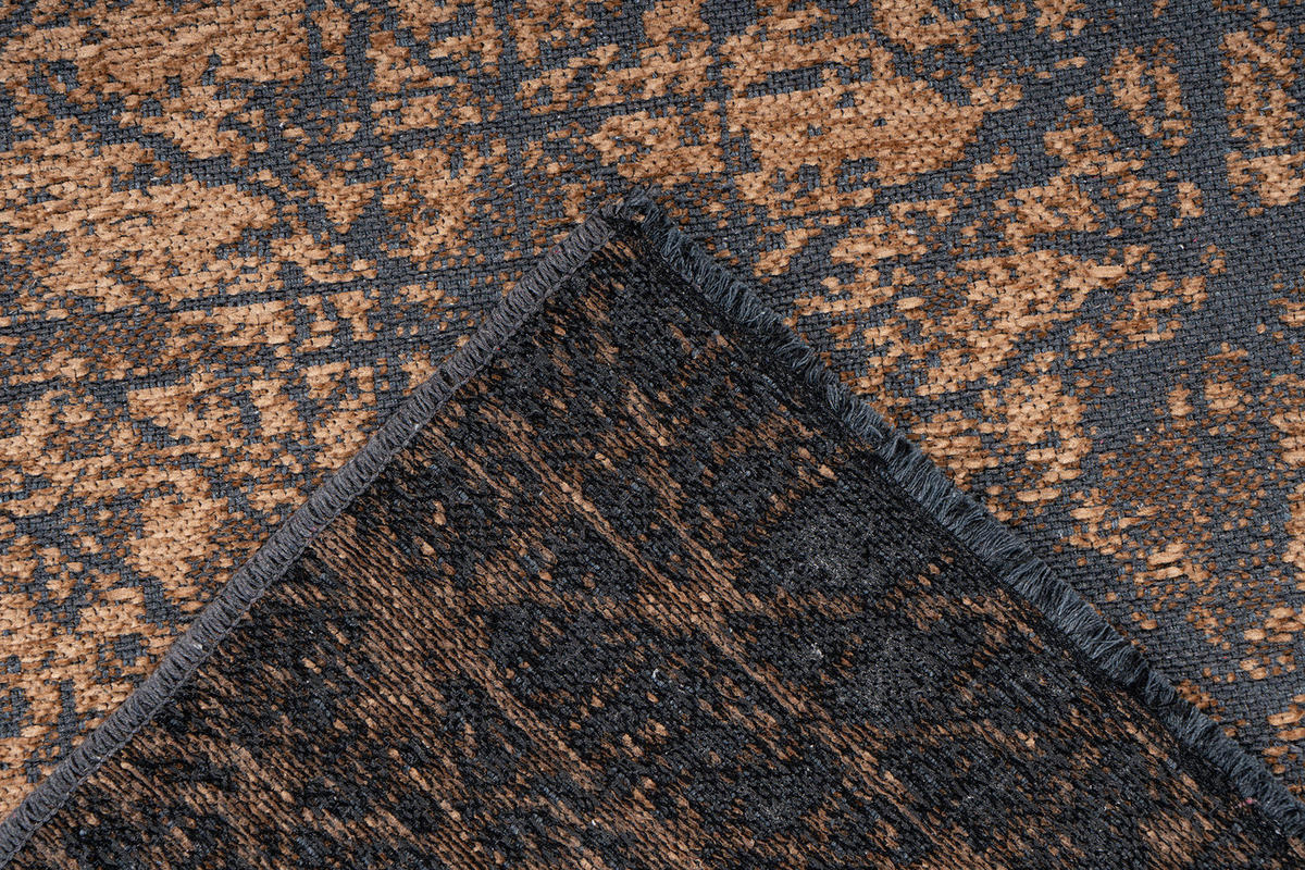 FLACHWEBETEPPICH 120/170 cm Gelb  - Gelb, KONVENTIONELL, Textil (120/170cm)