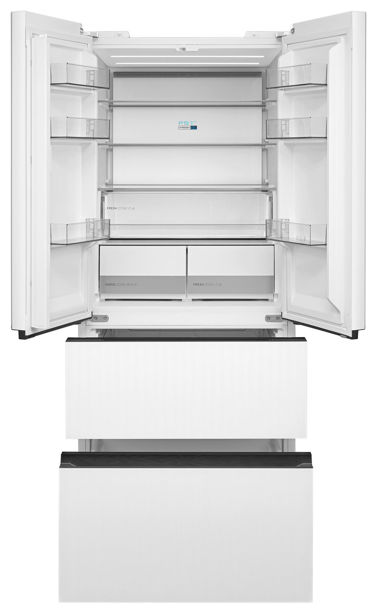 FRENCH-DOOR 75.3/191/60 cm MDRF600BIE36  - Weiß, Basics, Glas/Kunststoff (75.3/191/60cm) - Midea