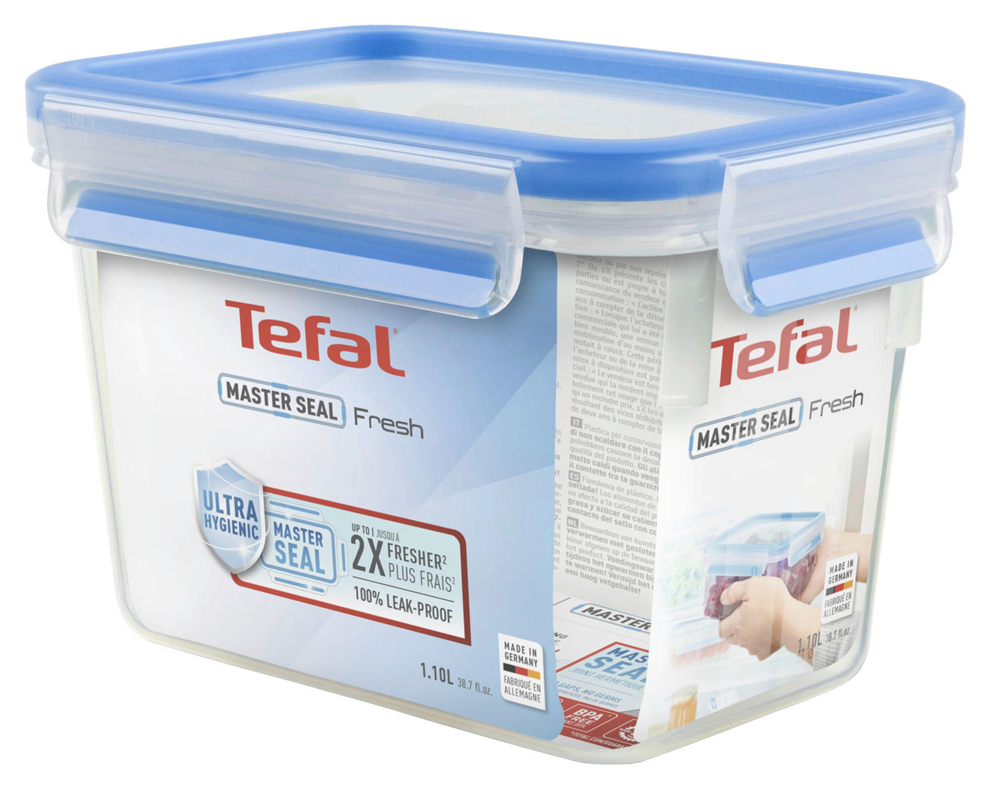 FRISSENTARTÓ DOBOZ 1,1 l  - kék, Basics, műanyag (1,1l) - Tefal