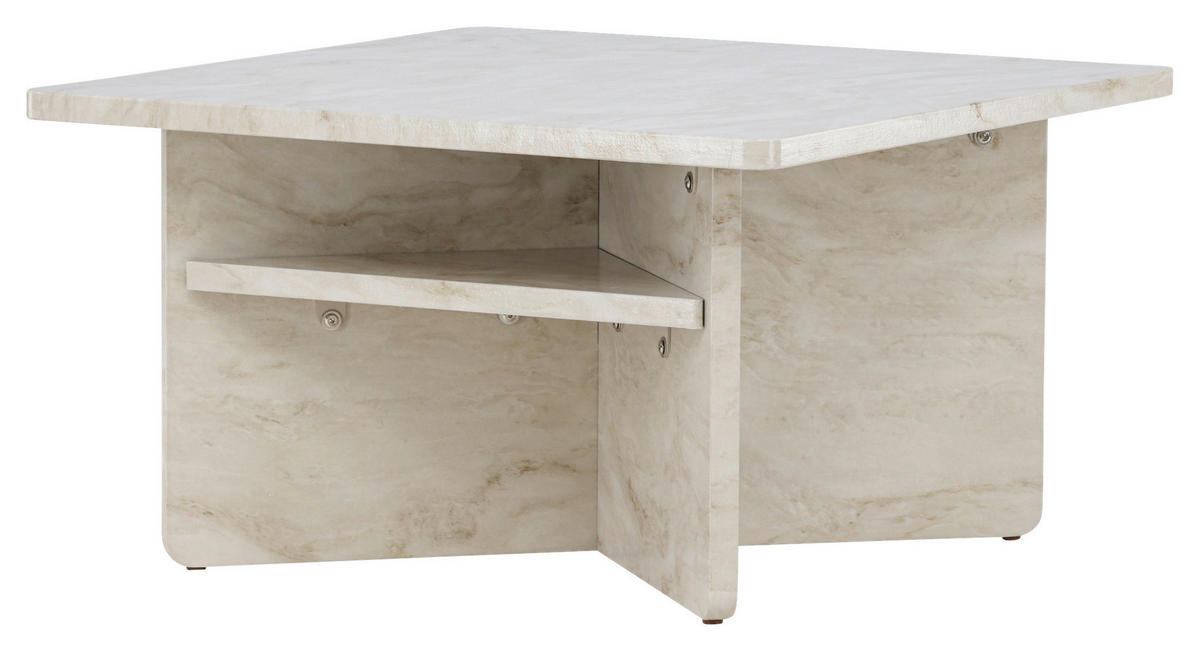 COUCHTISCH 75/75/42 cm quadratisch Beige  - Beige, Design, Holzwerkstoff (75/75/42cm) - Livetastic