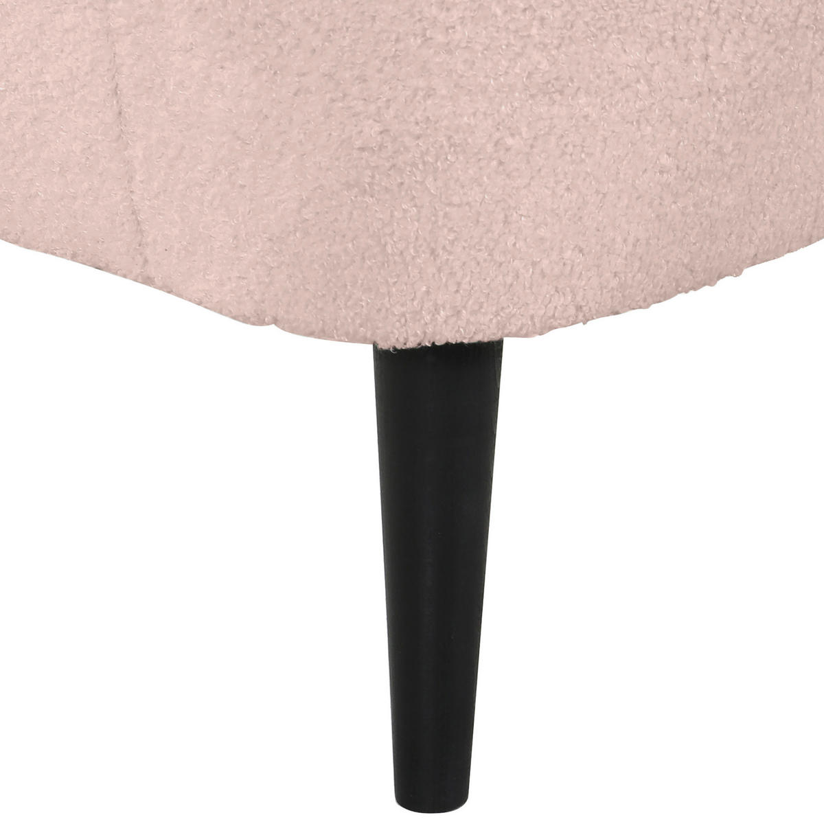OHRENSESSEL in Flachgewebe Rosa  - Dunkelbraun/Rosa, Design, Holz/Textil (72/104/85cm) - MID.YOU