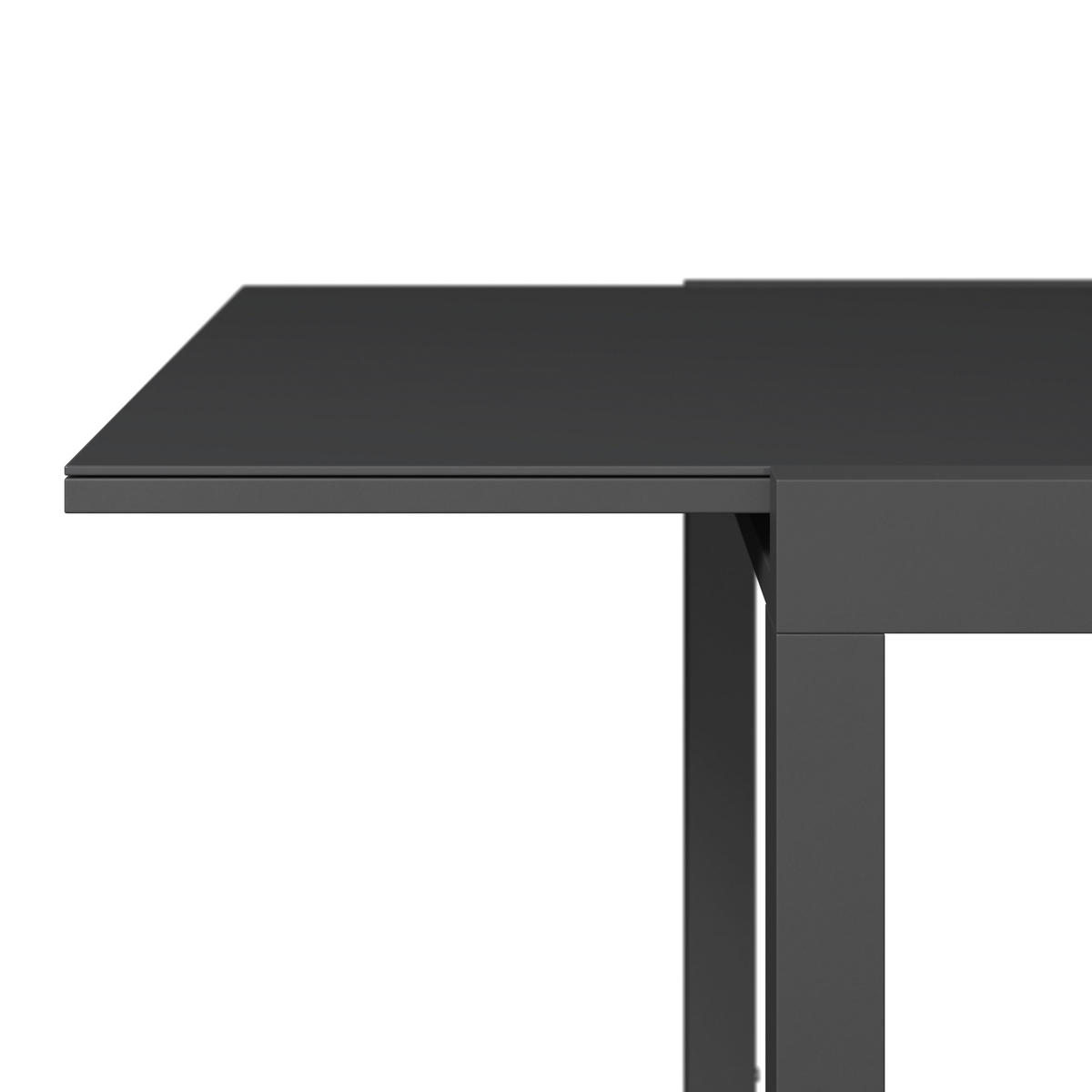 BALKONTISCH  - Beige, MODERN, Glas/Metall (160/80/75/80cm) - Ambia Garden