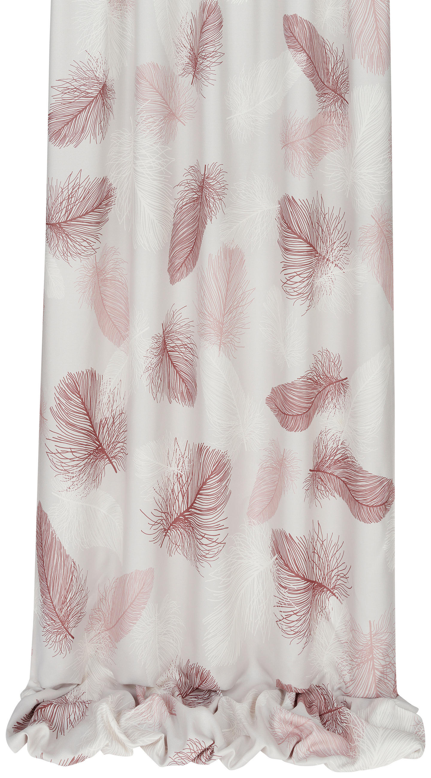 DEKOSTOFF per lfm blickdicht  - Rot, KONVENTIONELL, Textil (150cm) - Esposa
