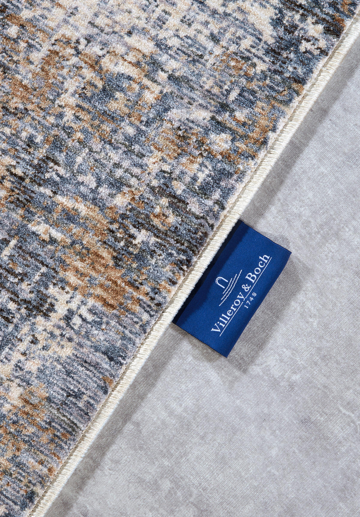 LÄUFER 80/190 cm Kollektion 1871  - Blau/Creme, Design, Kunststoff (80/190cm) - Villeroy & Boch