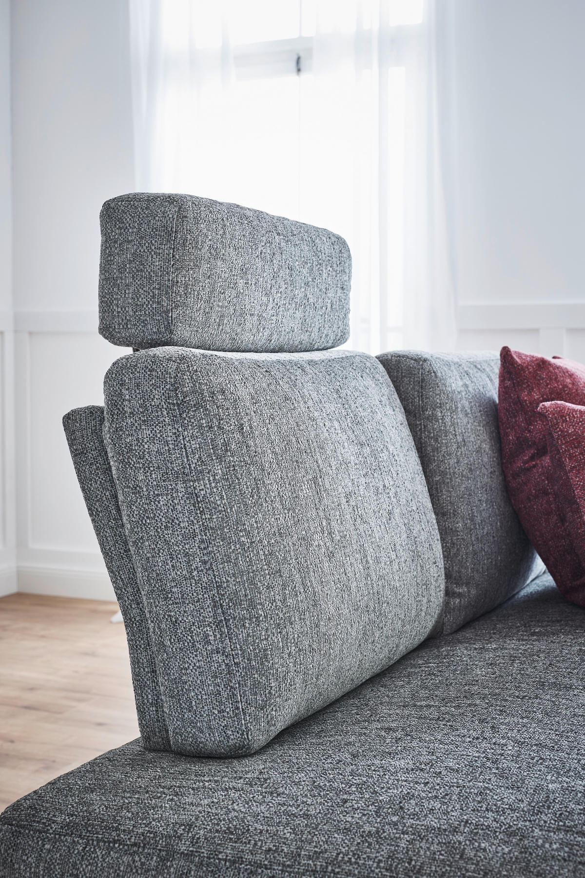ECKBANK 240/174 cm  in Braun, Eichefarben  - Eichefarben/Braun, Design, Holz/Textil (240/174cm) - Dieter Knoll