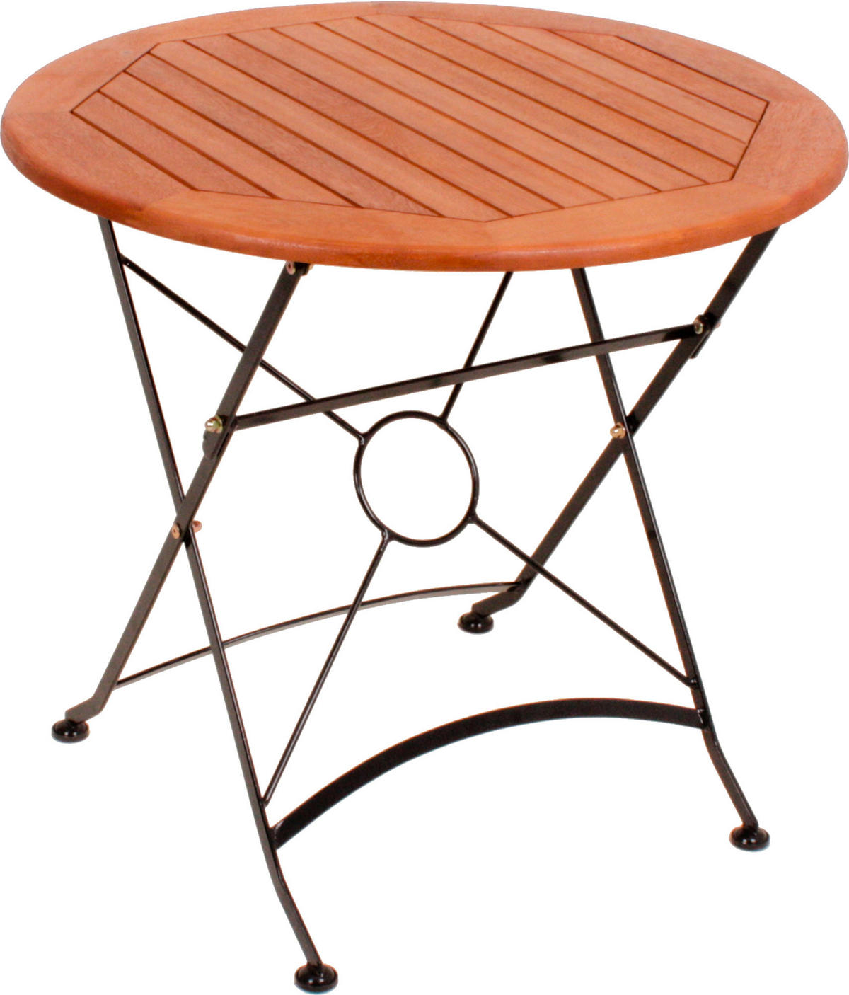 GARTENSET 5-teilig  - Eukalyptusholzfarben/Schwarz, Basics, Holz/Metall (56/89/58cm) - Gardenson