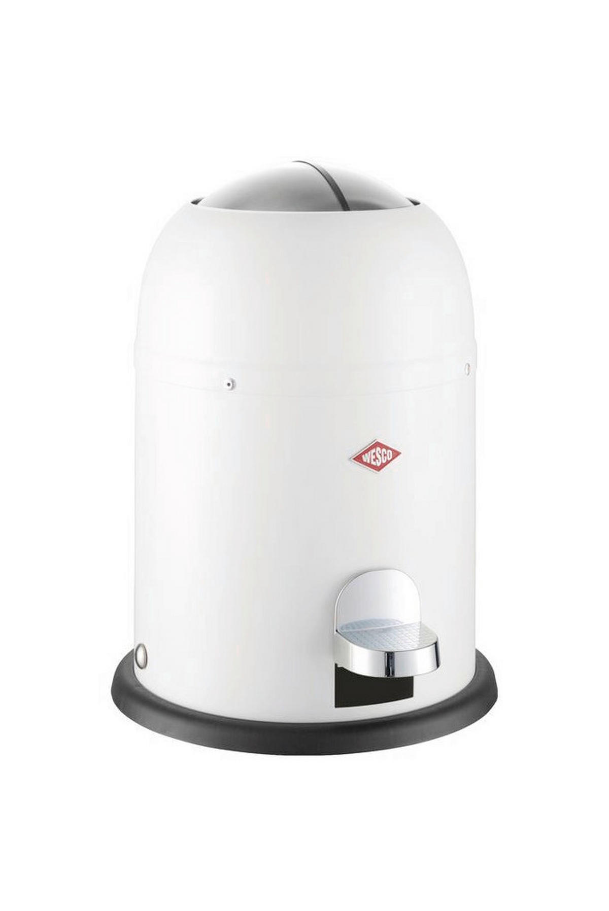 ABFALLSAMMLER MINI MASTER 6 L  - Schwarz/Weiß, KONVENTIONELL, Kunststoff/Metall (26,4/36cm) - Wesco