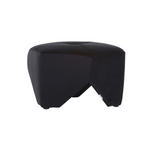 HOCKER in Textil Schwarz  - Schwarz, LIFESTYLE, Kunststoff/Textil (75/44/75cm) - Landscape