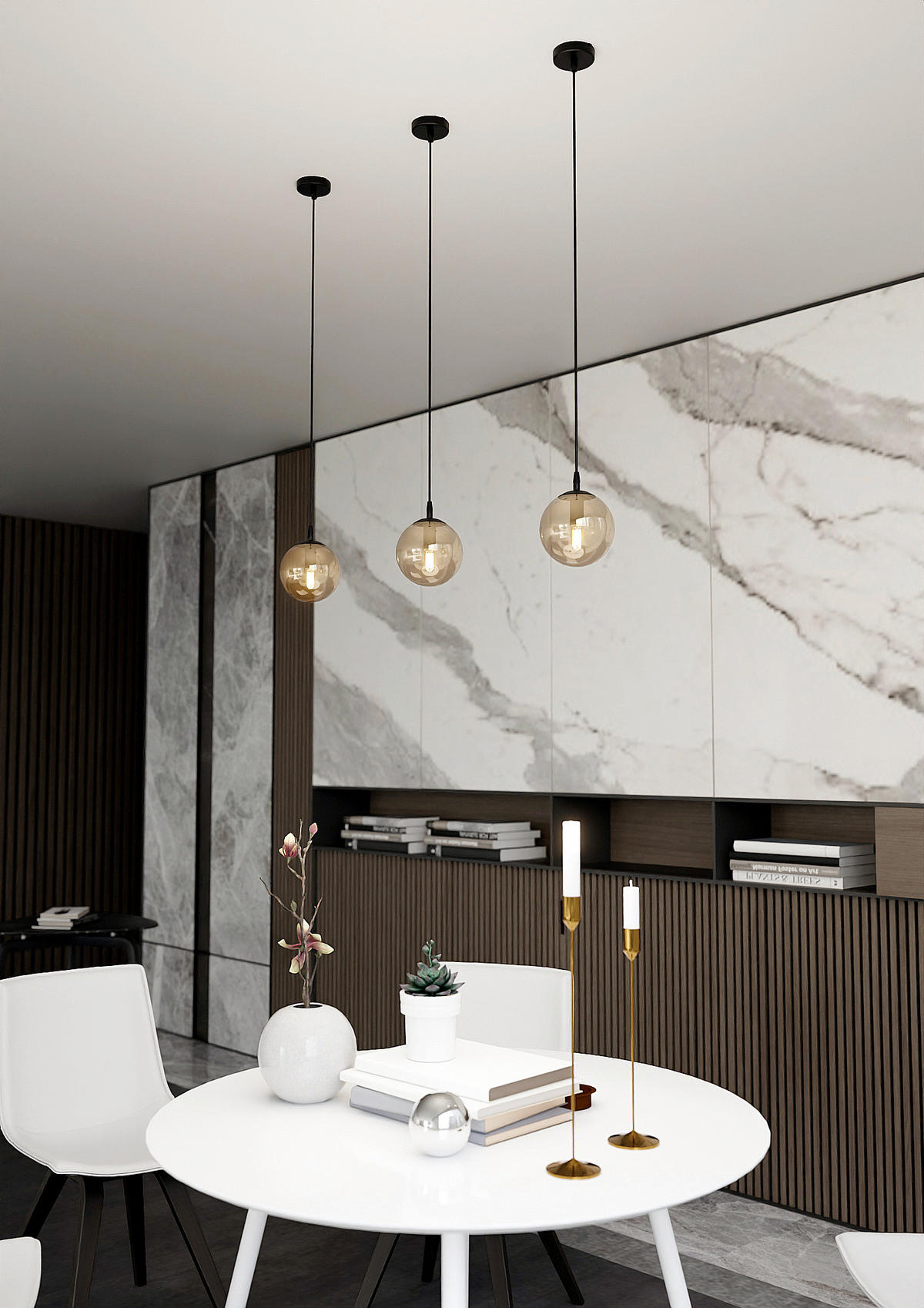 HÄNGELEUCHTE  12/8/100 cm    - Schwarz, KONVENTIONELL, Glas/Metall (12/8/100cm)