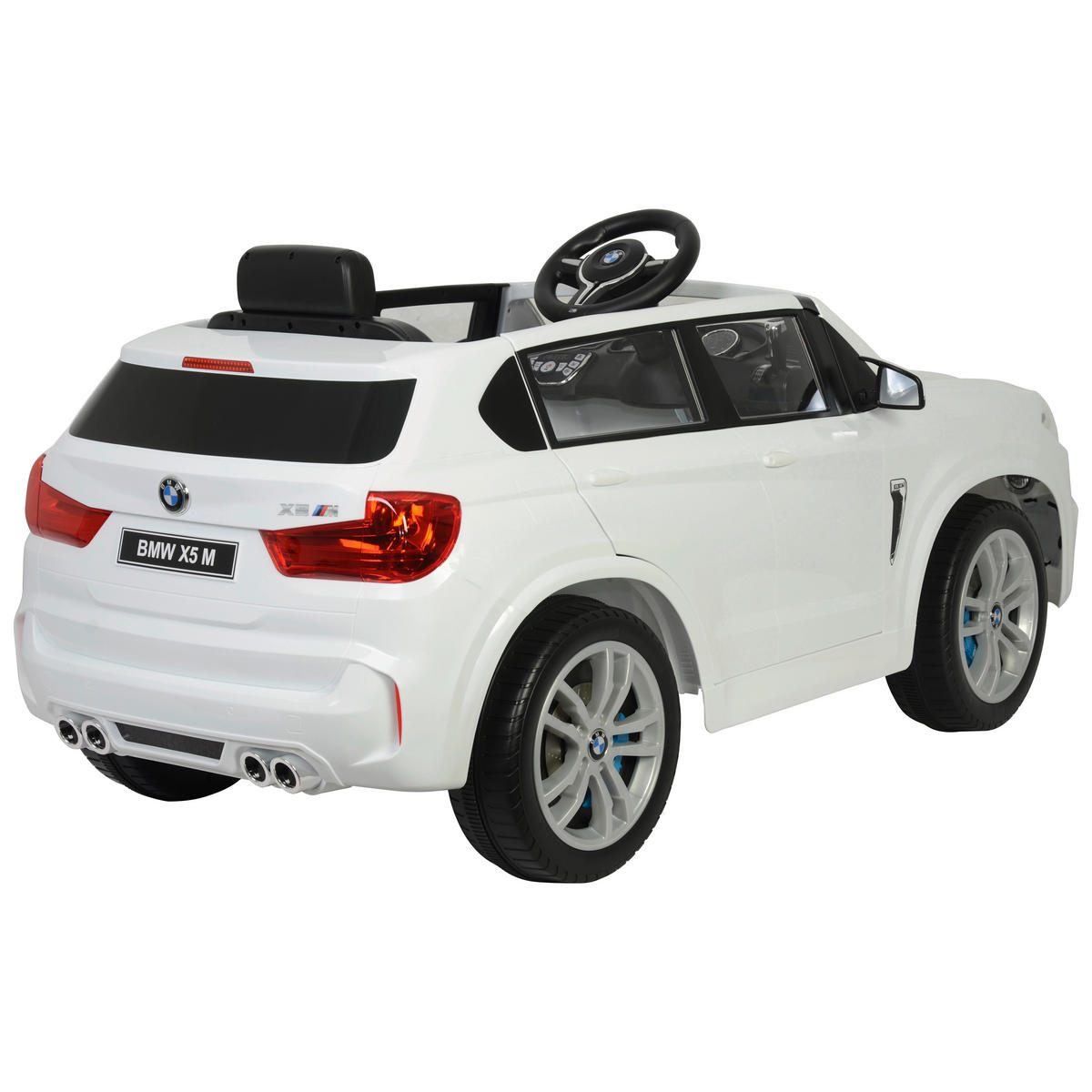 AVTO NA AKOMULATOR BMW X5 - bela, Basics, kovina/umetna masa (133,5/69/60cm)