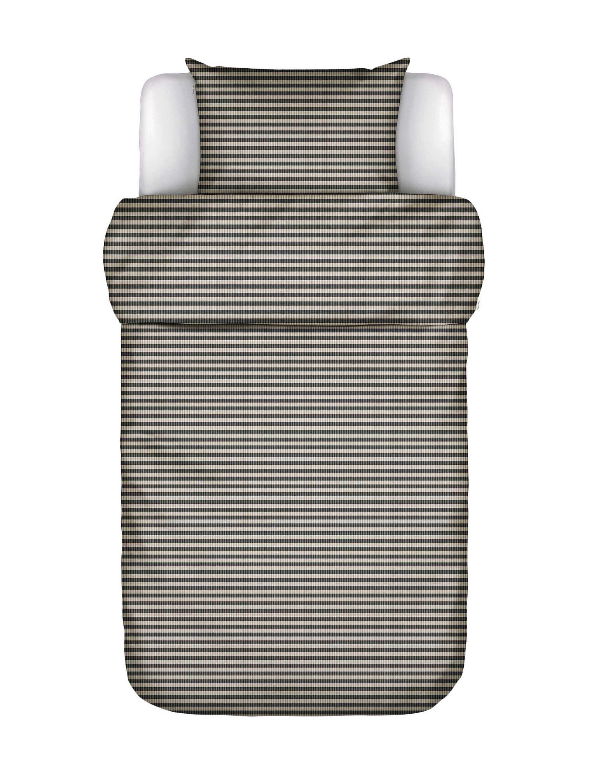 BETTWÄSCHE Olle Flanell 155/220 cm  - Schwarz, KONVENTIONELL, Textil (155/220cm) - Marc O'Polo