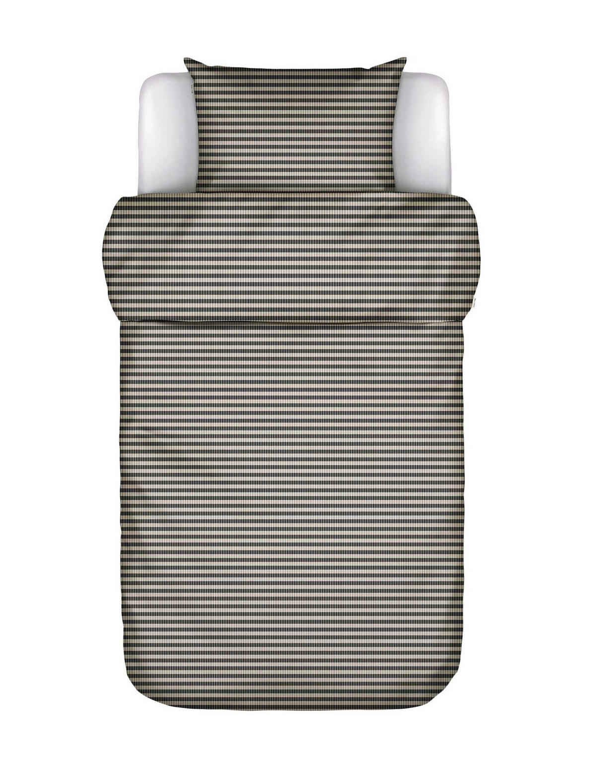 BETTWÄSCHE Olle Flanell 155/220 cm  - Schwarz, KONVENTIONELL, Textil (155/220cm) - Marc O'Polo