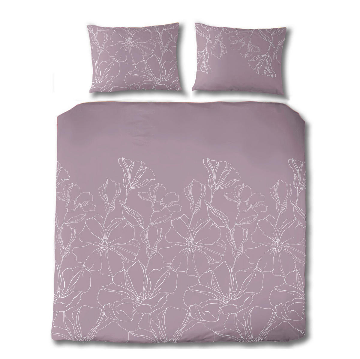 BETTWÄSCHE Satin 200/200 cm  - Lila, KONVENTIONELL, Textil (200/200cm) - Florella