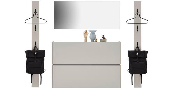 GARDEROBE 4-teilig  in 200/200/22 cm  - Kaschmir, Design, Holzwerkstoff (200/200/22cm) - Voleo