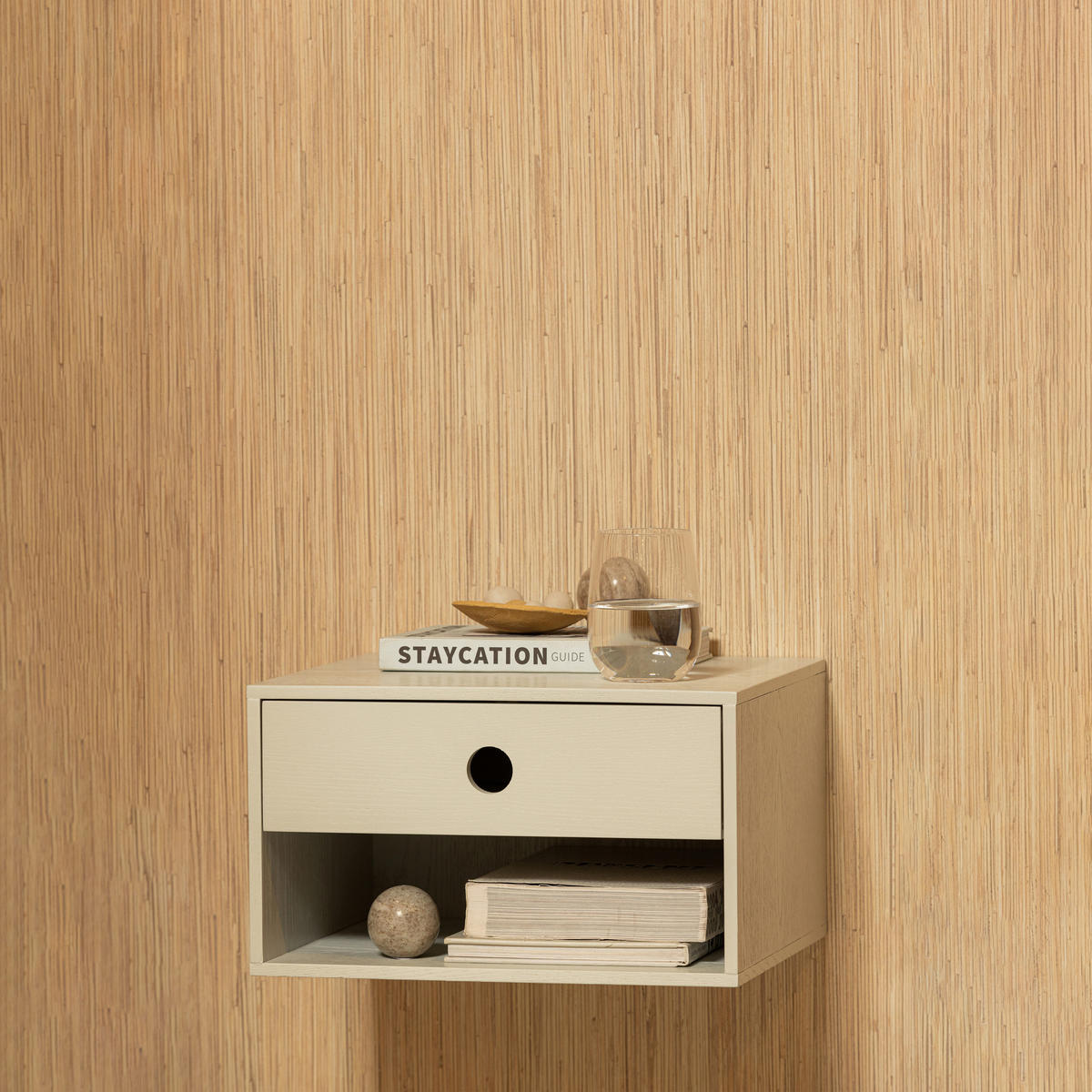 NACHTKÄSTCHEN 34/20/30 cm  in Grau  - Grau, Basics, Holzwerkstoff (34/20/30cm) - MID.YOU