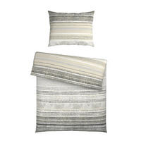 POVLEČENÍ, flanel, šedohnědá, 140/200 cm - šedohnědá, textil (140/200cm) - Esposa