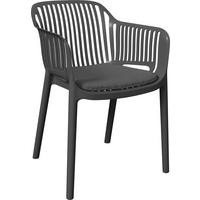 STOLICA SLOŽIVA - antracit, Basics, tekstil/plastika (55/80/60cm) - Ambia Garden