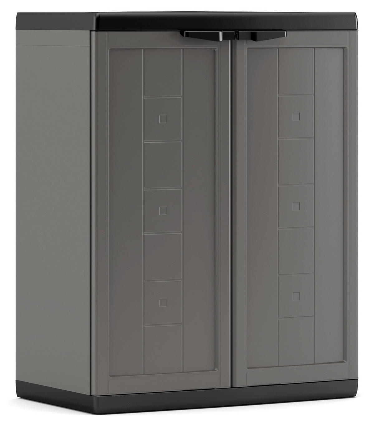 MEHRZWECKSCHRANK 136/166/39 cm  in Anthrazit, Grau  - Anthrazit/Grau, Design, Kunststoff (136/166/39cm) - MID.YOU