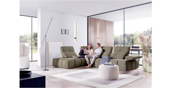 ECKSOFA  in Struktur Beigebraun  233/313 cm  - Beigebraun/Schwarz, Design, Kunststoff/Textil (233/313cm) - Belluti