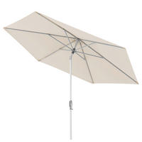 SONNENSCHIRM 305 cm Naturfarben  - Silberfarben/Naturfarben, KONVENTIONELL, Textil/Metall (305/305cm) - Doppler