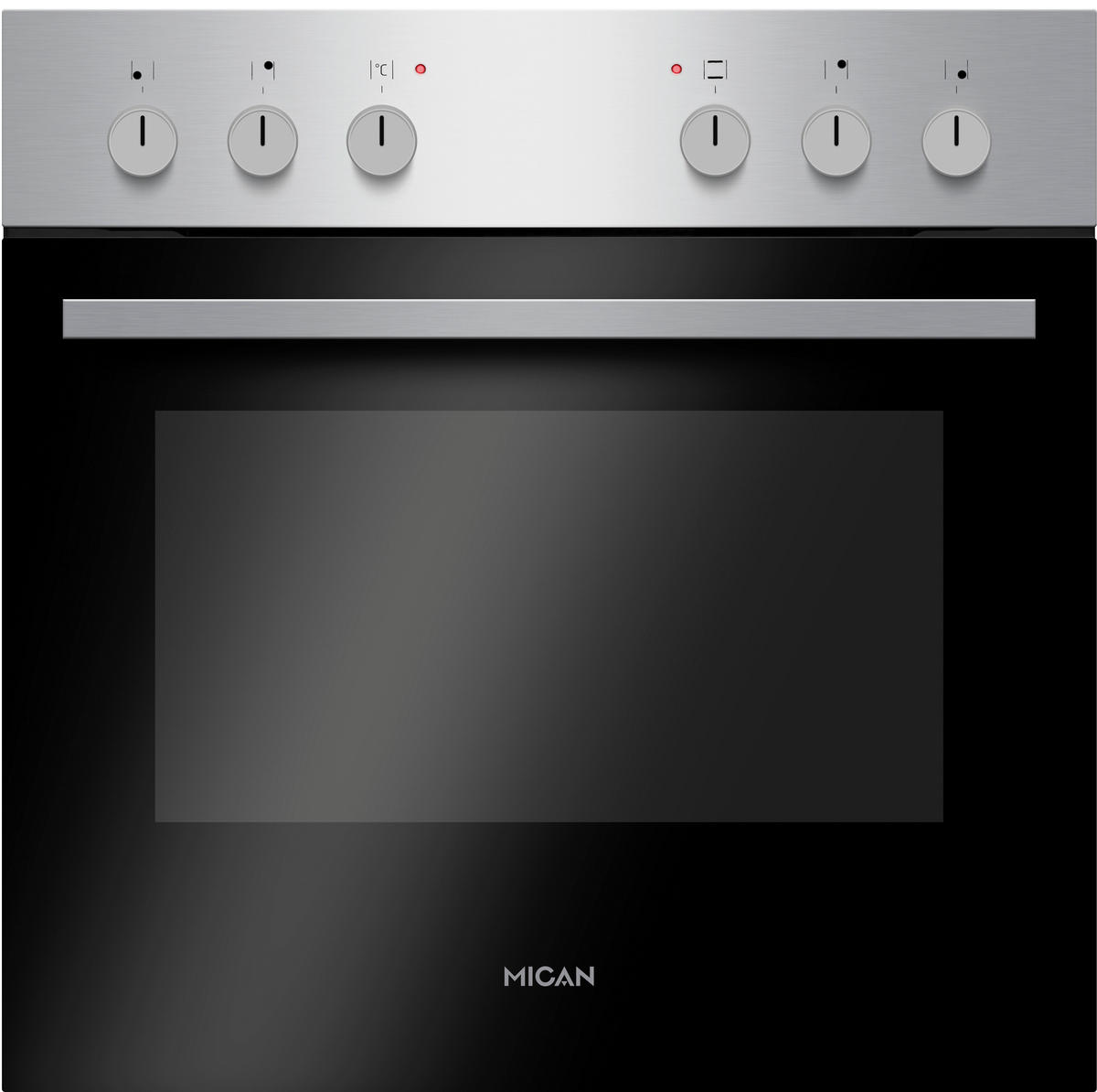 HERDSET 90330  - Edelstahlfarben, Basics, Glas/Metall (60/59,5/55cm) - Mican
