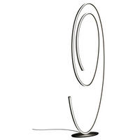 LED-STEHLEUCHTE 50/22/175 cm    - Schwarz/Weiß, LIFESTYLE, Kunststoff/Metall (50/22/175cm) - Cinque