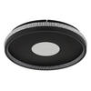 LED-DECKENLEUCHTE SHIRLEY 41/6.5 cm   - Klar/Schwarz, Design, Kunststoff/Metall (41/6.5cm) - Globo