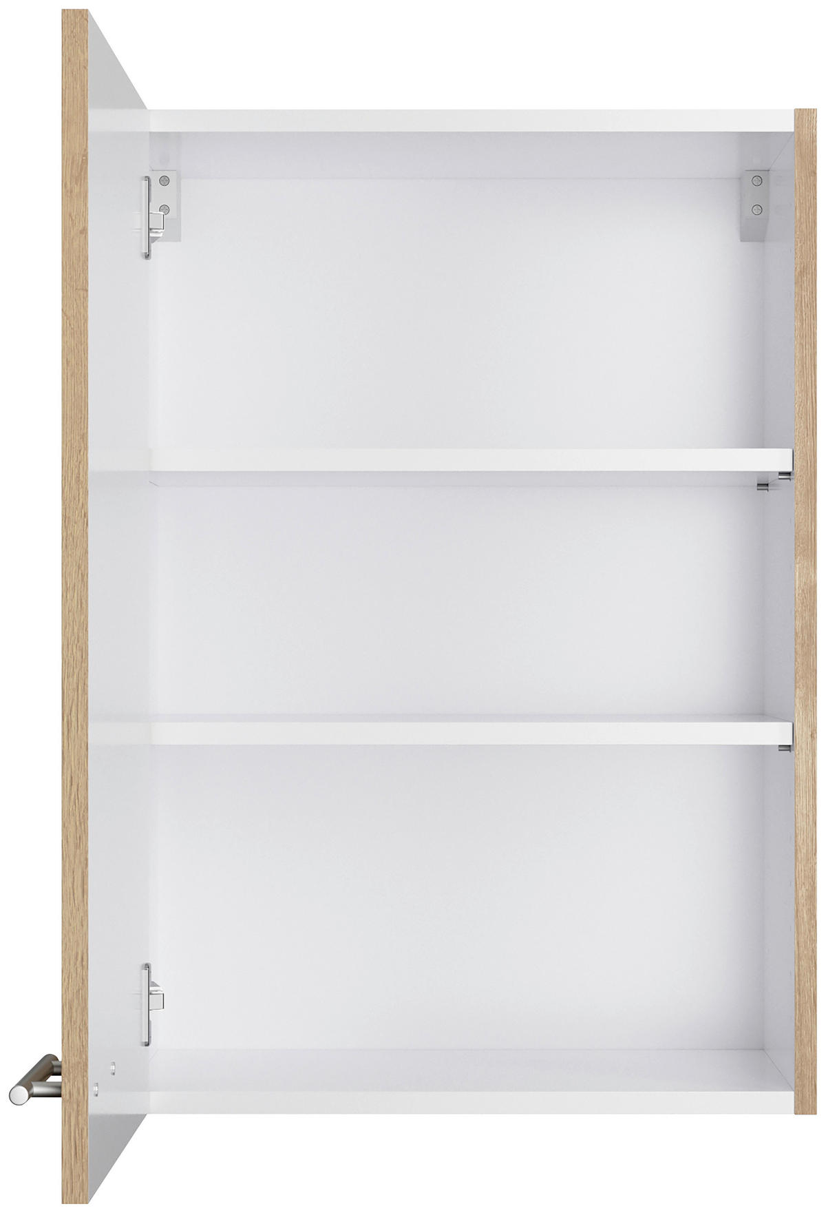 KÜCHENLEERBLOCK 270 cm   in Eichefarben  - Edelstahlfarben/Eichefarben, Basics, Holzwerkstoff/Metall (270cm) - Optifit