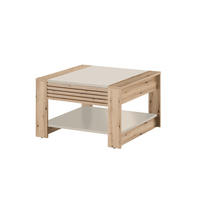 KONFERENČNÝ STOLÍK, farba duba, kašmírová, kompozitné drevo, 70/42/70 cm - kašmírová/farba duba, Design, kompozitné drevo (70/42/70cm) - MID.YOU